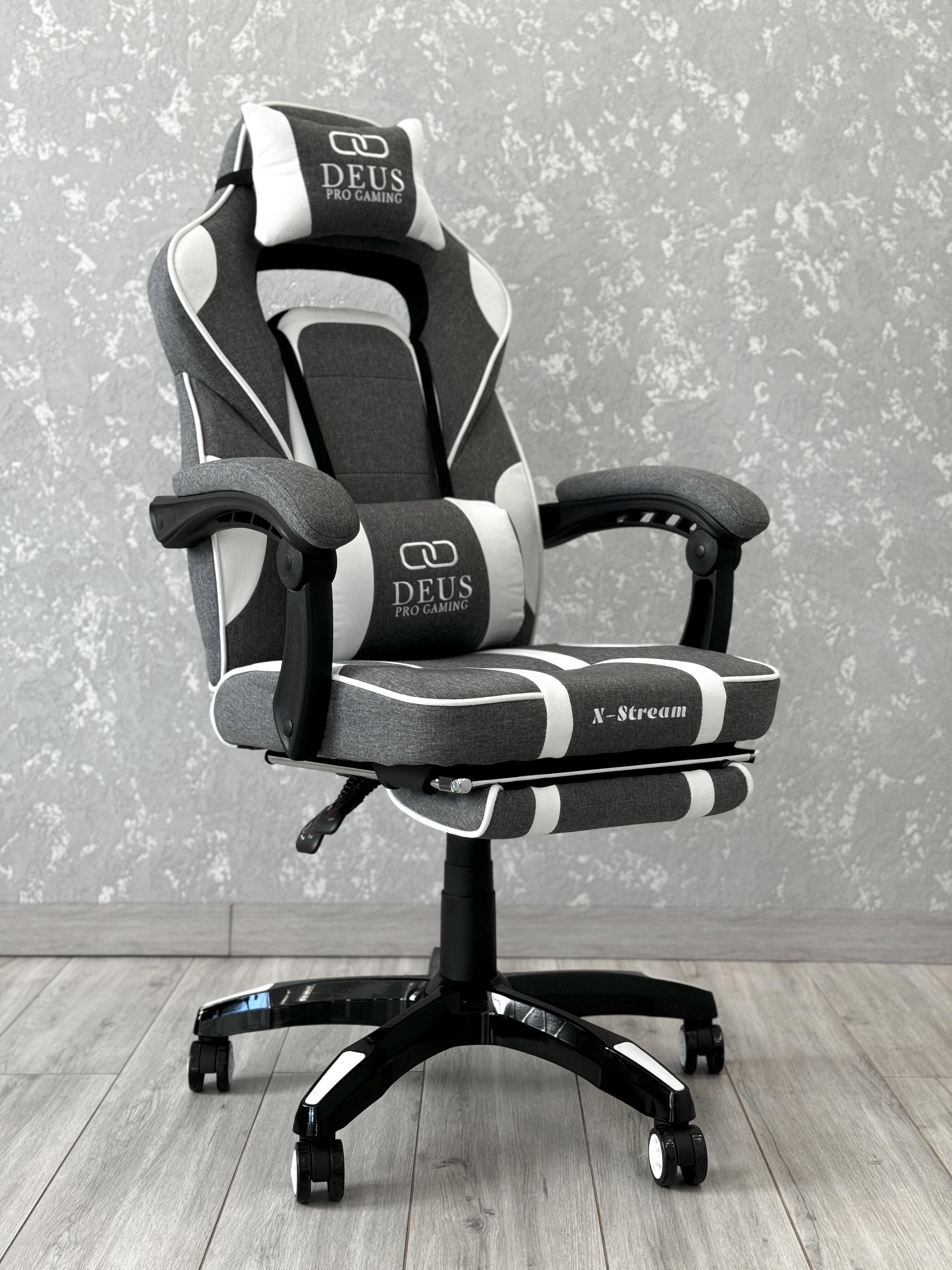 Крісло ігрове Deus T14 Сірий/Білий - фото 10