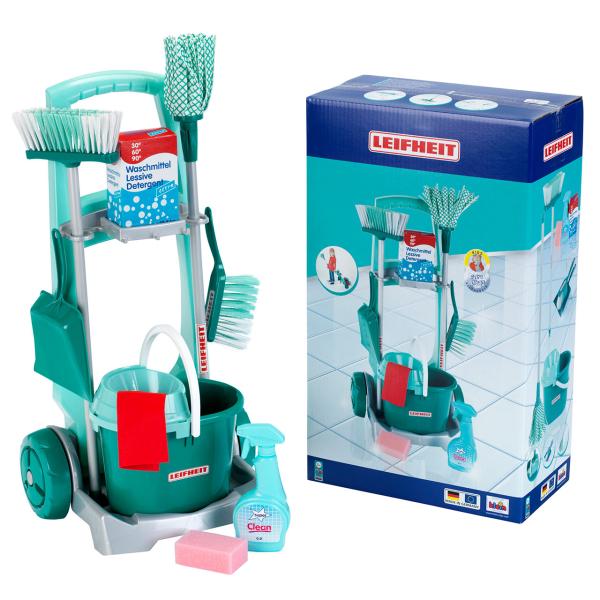 Дитячий візок з аксесуарами для прибирання Klein Leifheit (6562)