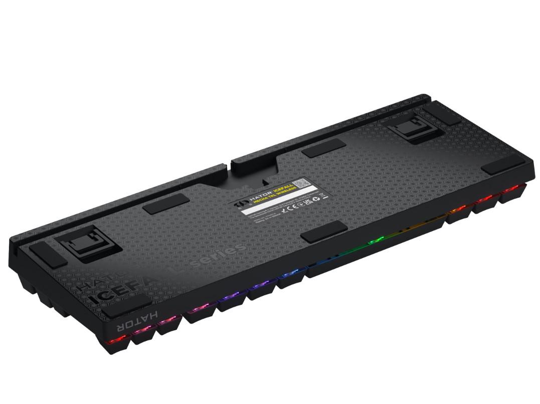 Клавіатура механічна ігрова бездротова HATOR HTK287UA Icefall Mecha TKL Wireless Rainbow Black - фото 5