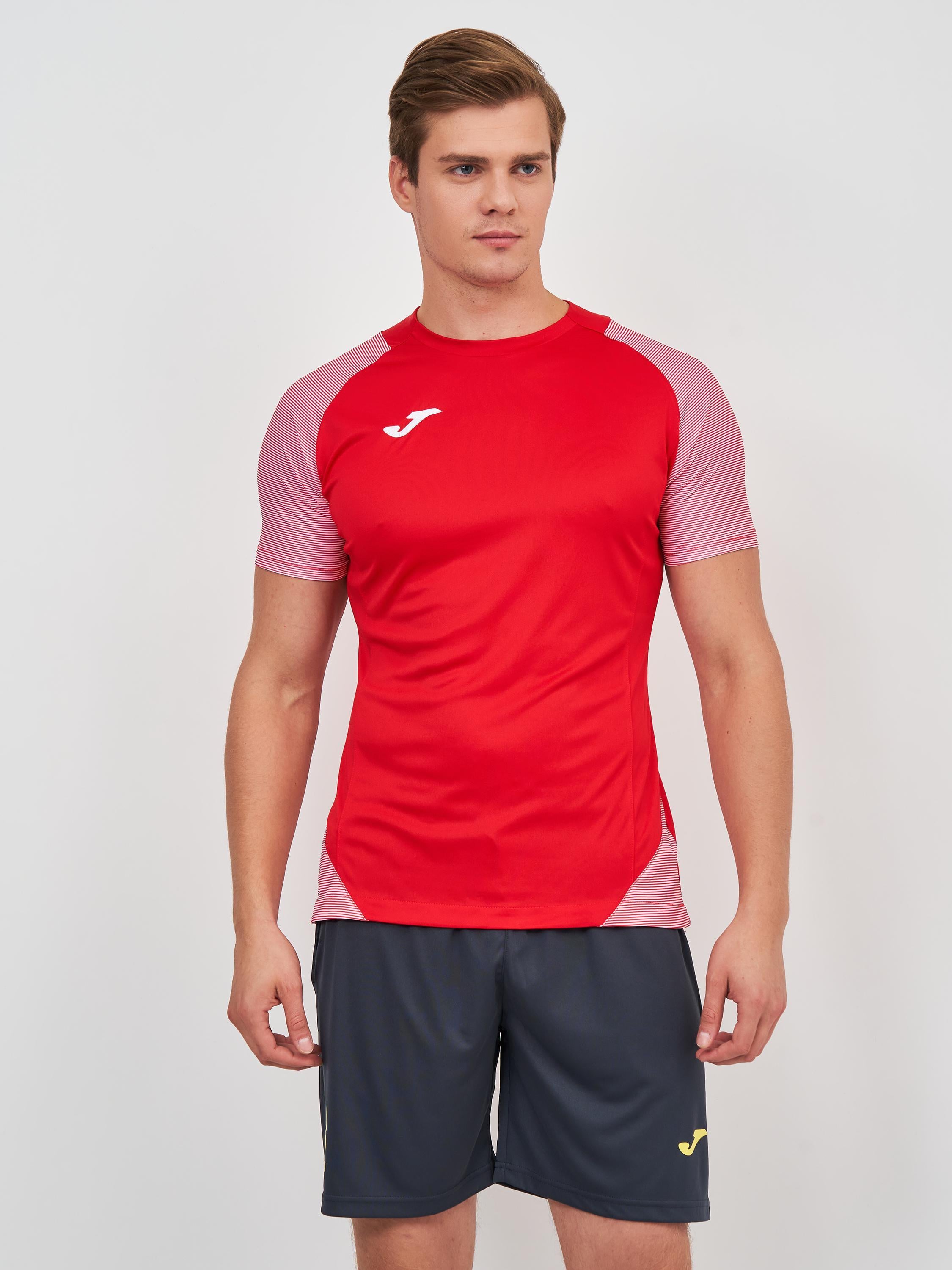 Футболка Joma 101508.602 Essential Ii T-Shirt S/S XL Red/White