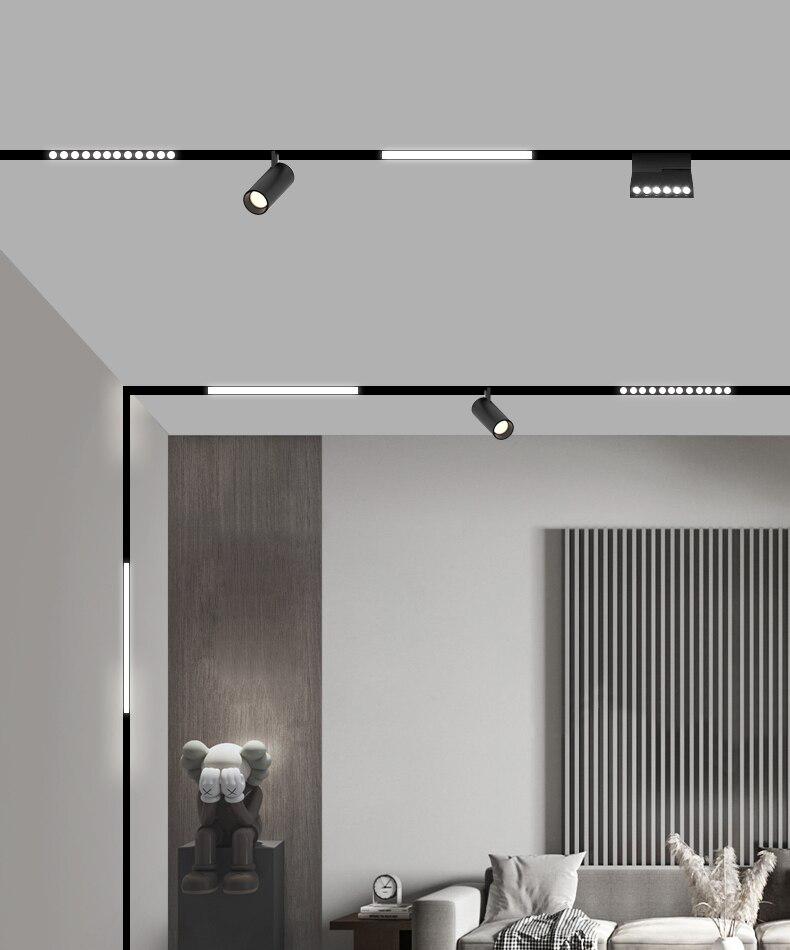 Светильник трековый магнитный 18W 3000К Черный (32542) - фото 3 Светильник трековый магнитный 18W 3000К Черный (32542) - фото 3