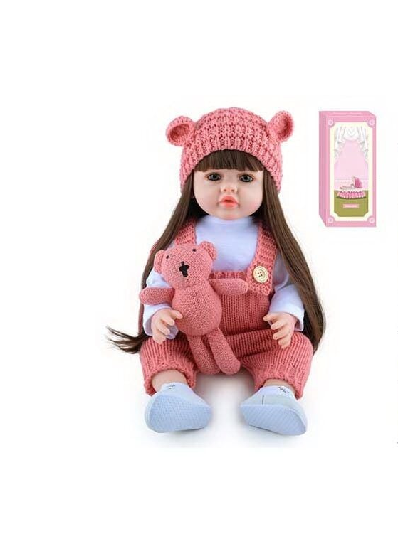 Лялька AFD 8866-64 S функціональна гумова звуки прошите волосся аксесуари в коробці 52 см