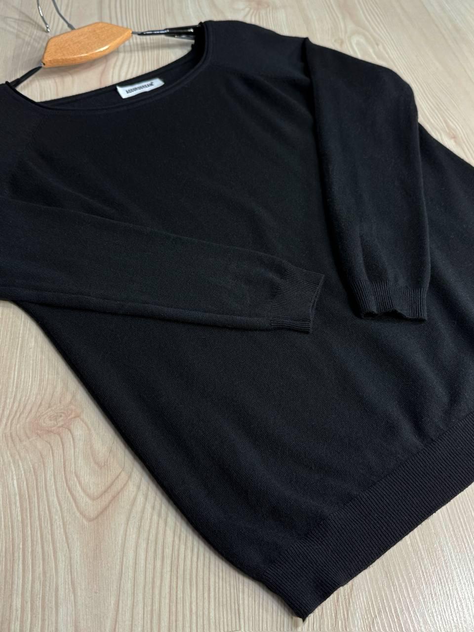 Джемпер жіночий ACCORDDREAM 9377 тонкий светр простий базовий однотонний OS Чорний (1288) - фото 2 Джемпер жіночий ACCORDDREAM 9377 тонкий светр простий базовий однотонний OS Чорний (1288) - фото 2