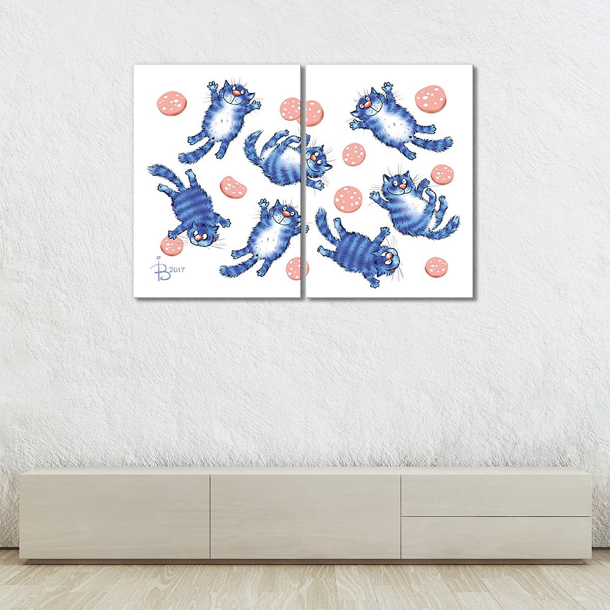 Модульная картина Мечты 2 модуля 90x135 см