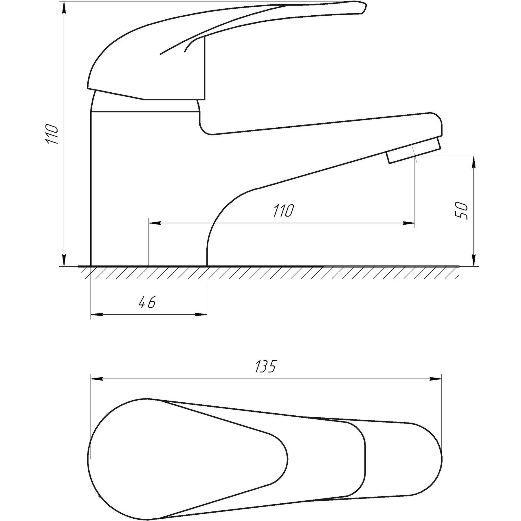 Смеситель для умывальника EcoMix ENERGO E-GEZ-101-WH (000010637) - фото 5