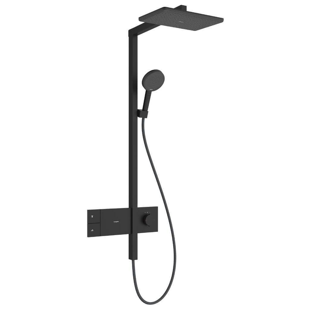 Душевая система Hansgrohe Raindance Alive Q 340/210 1jet ShowerSelect Comfort с термостатом металл Черный матовый (37520789)