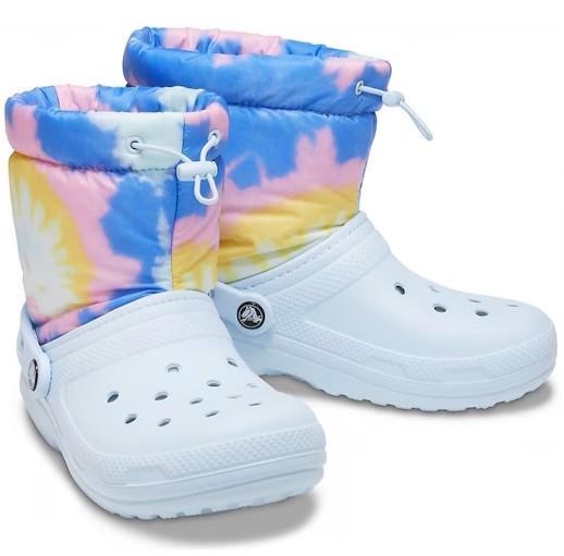 Чоботи  чоловічі Crocs Classic Lined Neo Puff Boot Light Blue р. 46-47 Блакитний (26848)