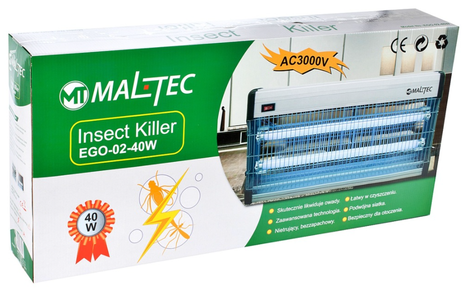 Знищувач комах Maltec EGO-02 40W на 180 кв.м - фото 2