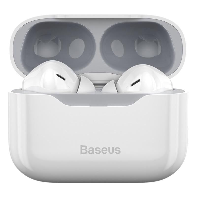 Навушники Bluetooth Baseus SIMU ANC True Wireless Earphone S1 NGS1-02 White (c1754af0) - фото 1