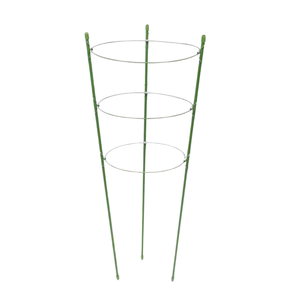Опора кольцевая для комнатных и садовых высокорослых растений с 3 кольцами 60х22 см (plant support_2)