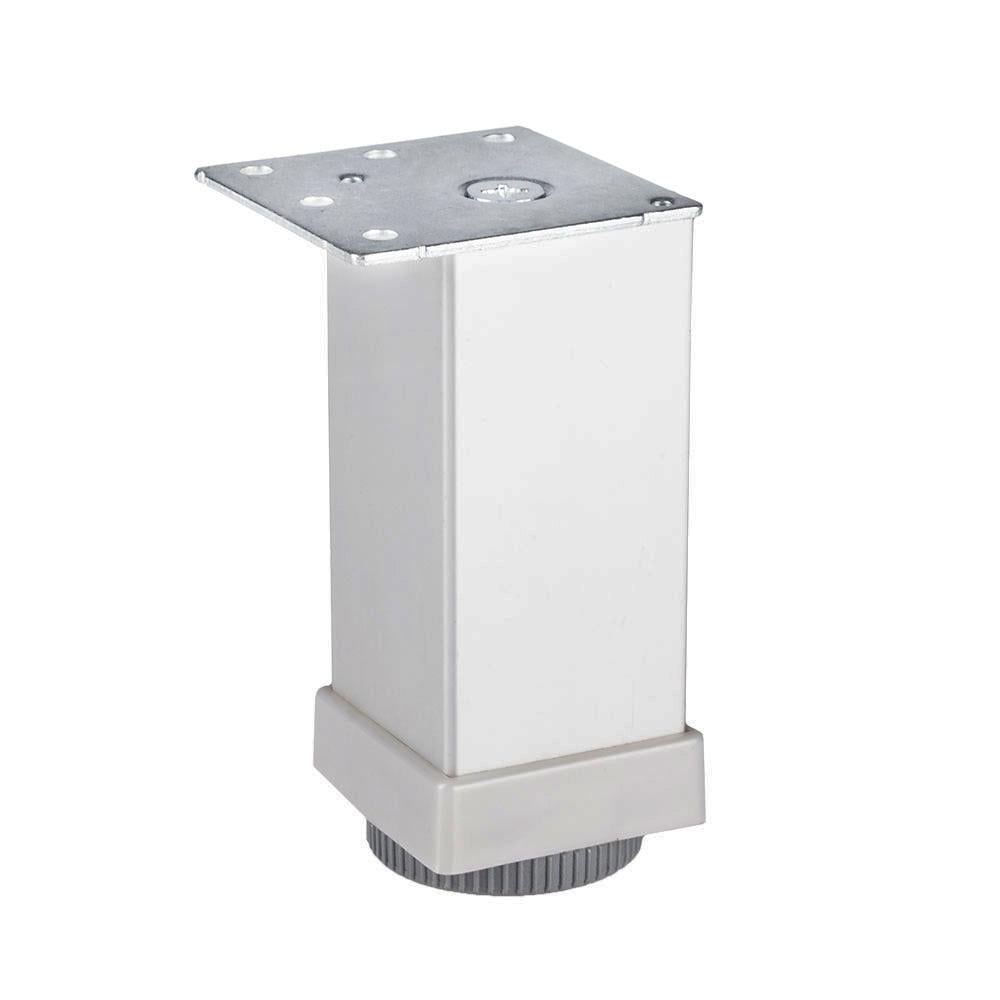 Ножка мебельная FZB 04В 100 мм Алюминий 3055