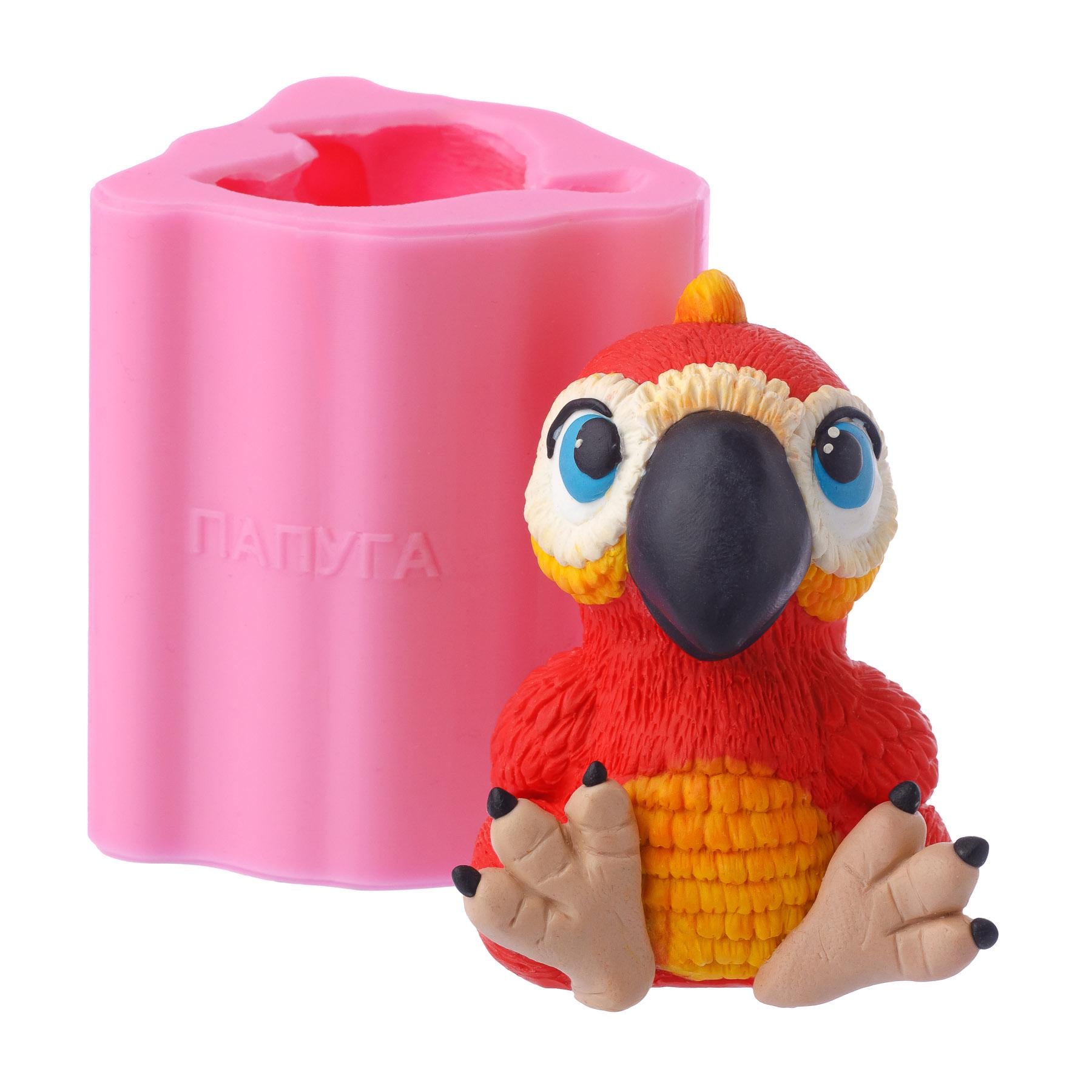 Молд силиконовый Попугай (8460)