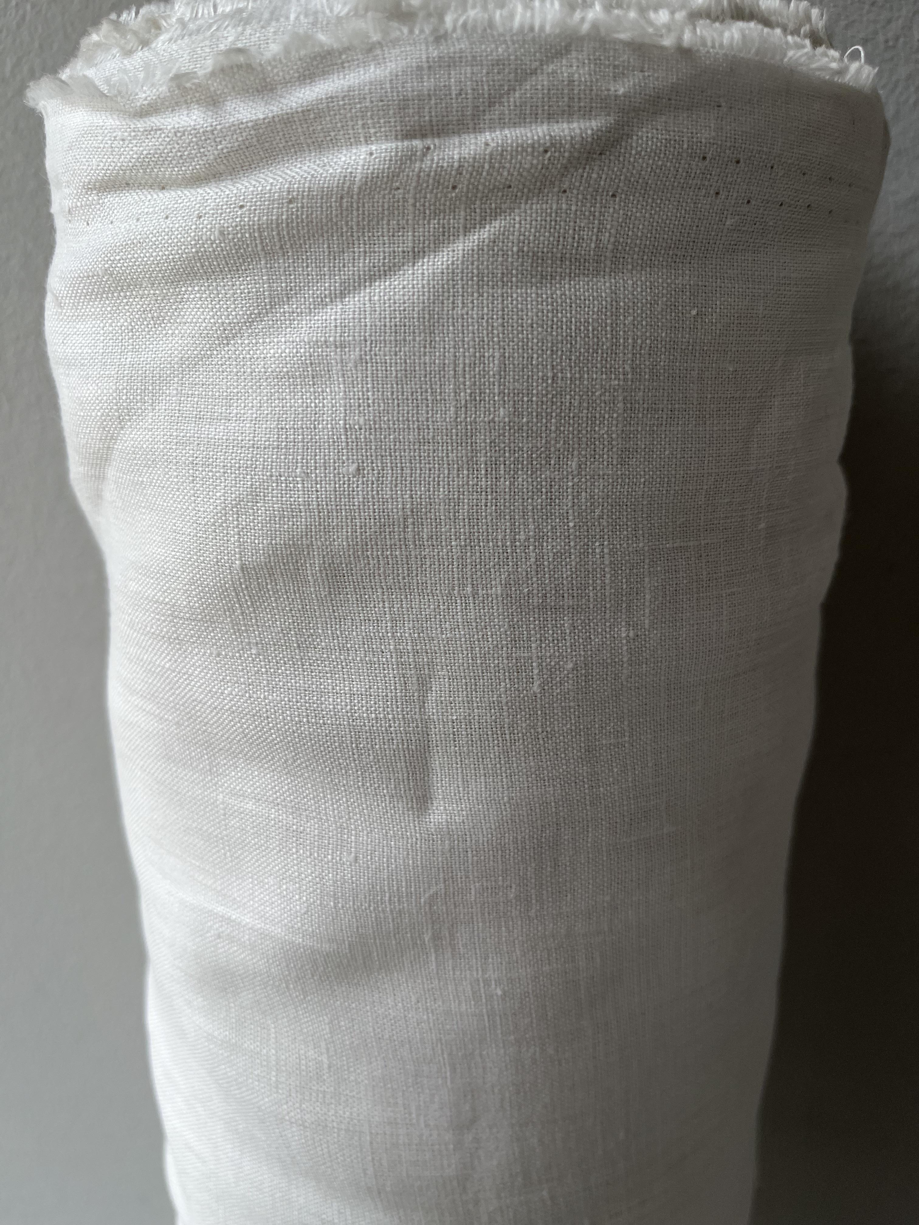 Ткань рубашечно-платья Linen Plus 100% лен 143 см 756 Молочный - фото 3 Ткань рубашечно-платья Linen Plus 100% лен 143 см 756 Молочный - фото 3