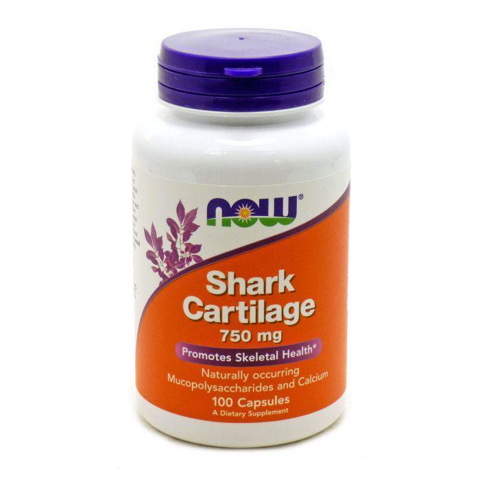 Акулий хрящ Now Foods Shark Cartilage 750 мг 100 капс. (CO003511)
