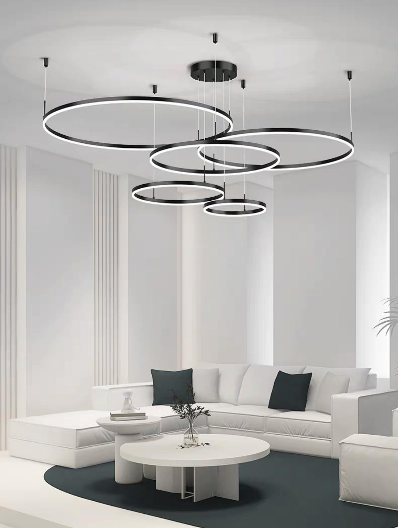 Люстра Kukho Black (054063/40-60-80-80-100-Romin-TS)