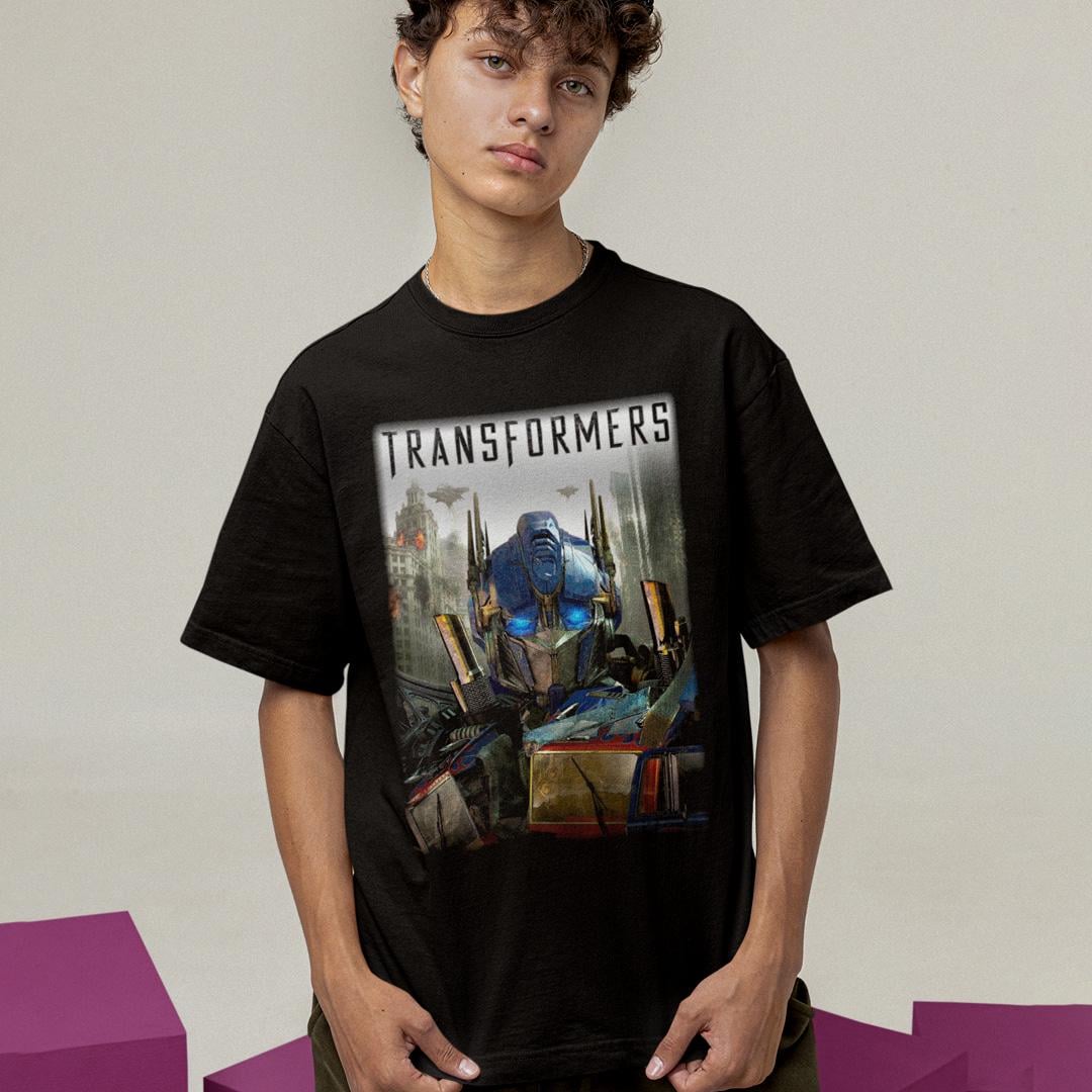Футболка унисекс Transformers Optimus Prime 4XL черный (00000009786)