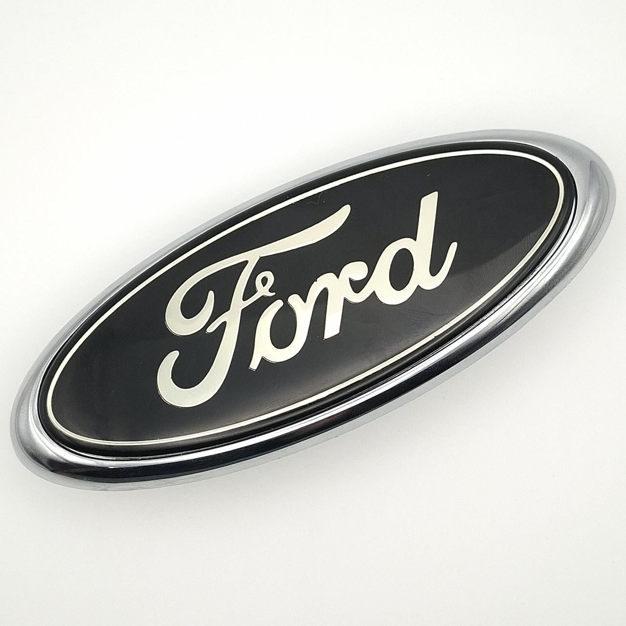 Эмблема Ford 146х58 мм Хром/Черный (2596772012)
