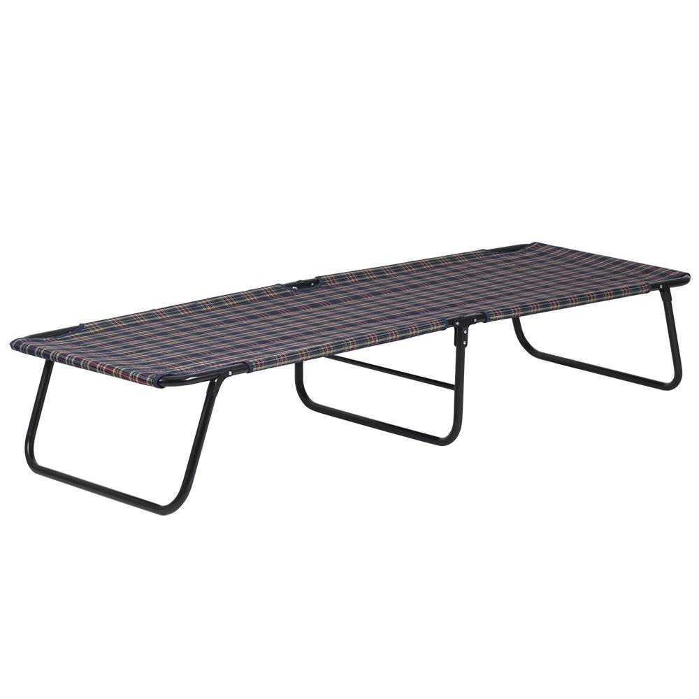 Раскладушка Стандарт Шотландка утепленная синтепоном (2110025)