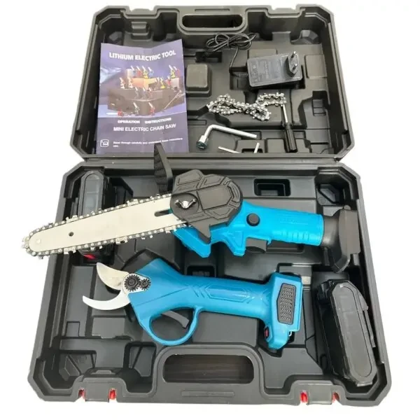 Комплект для сада 2в1 пила цепная 6"/секатор аккумуляторный 24V Комплект для сада 2в1 пила цепная 6"/секатор аккумуляторный 24V