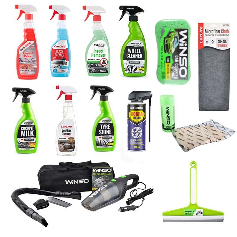 Набор для мойки авто WINSO с пылесосом (na_90)