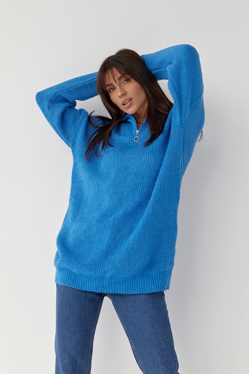 Туника оверсайз L Джинсовый (9506329)