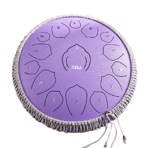 Глюкофон Zani 15 нот D36 см с сумкой-чехлом Фиолетовый