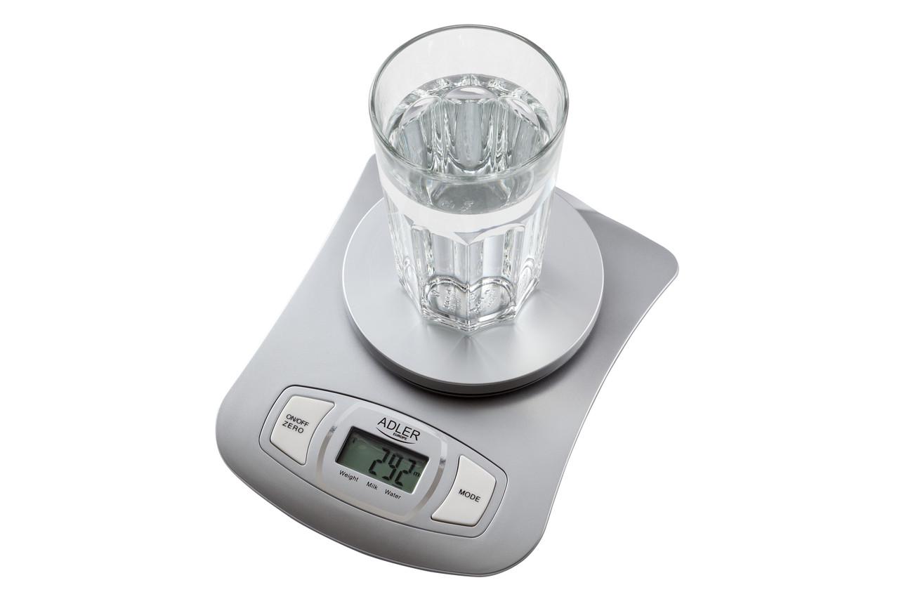 Весы кухонные электронные Adler AD 3137 silver - фото 2 Весы кухонные электронные Adler AD 3137 silver - фото 2