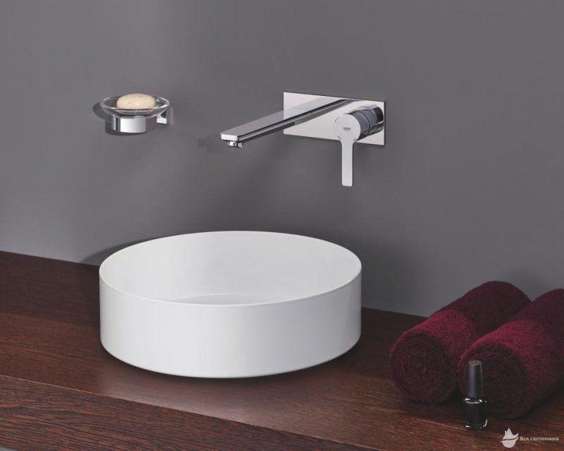 Наружная часть смесителя Grohe Lineare 19409001 настенный однорычажный Хром (113291) - фото 3 Наружная часть смесителя Grohe Lineare 19409001 настенный однорычажный Хром (113291) - фото 3