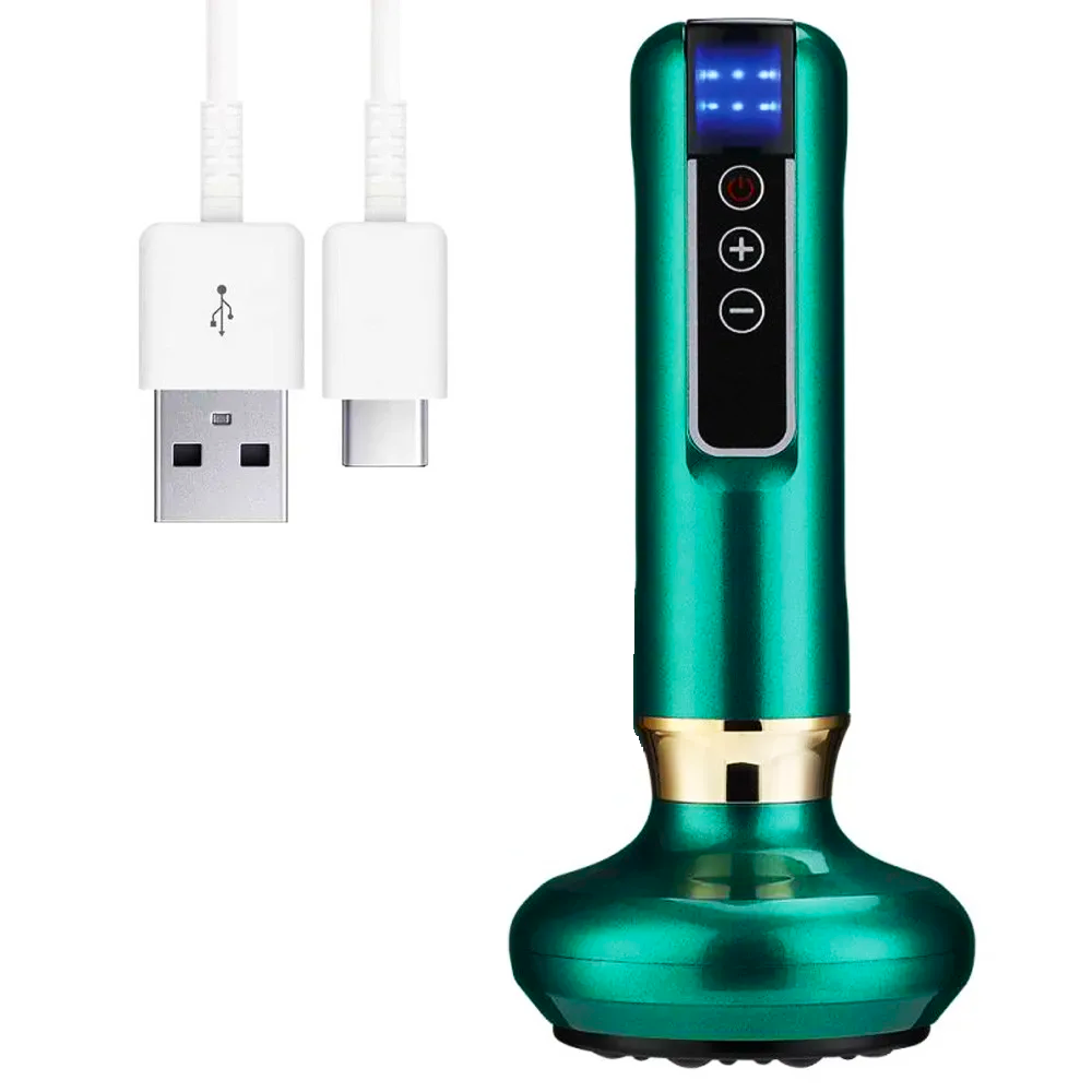 Массажер вакуумный USB 6 режимов Зеленый (30631151)