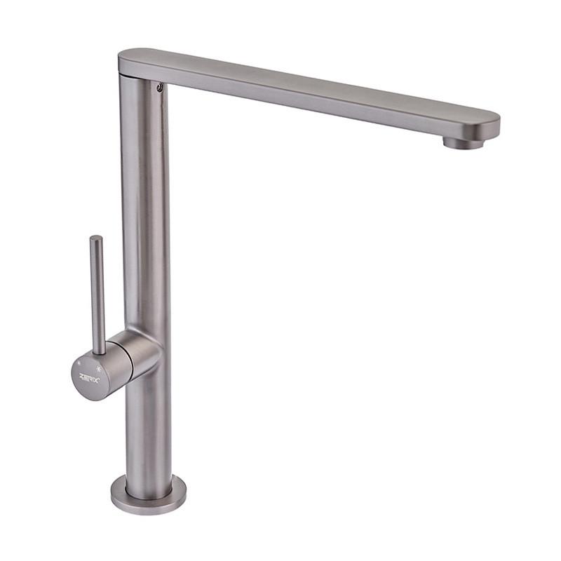 Смеситель для кухни Zerix KFM-011 Graphite SUS304 из нержавеющей стали (ZX4865)