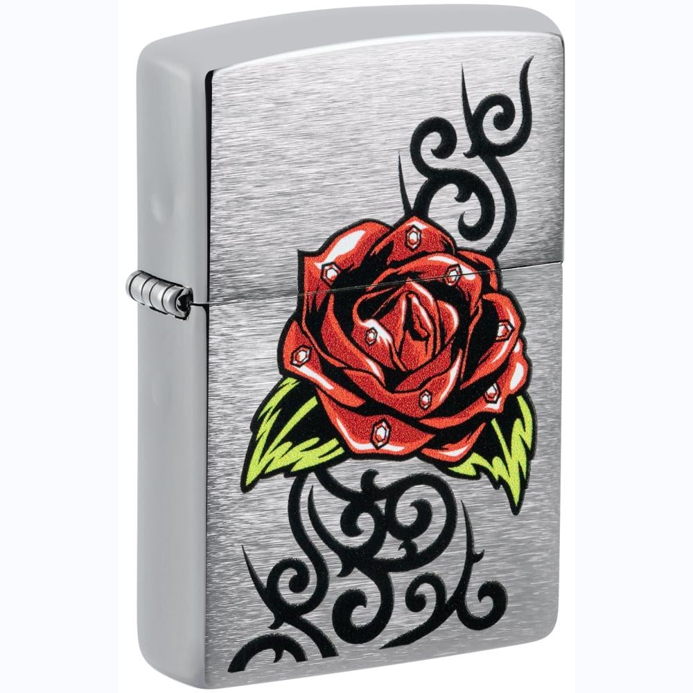 Зажигалка ZIPPO 200 23FPF Rose Tattoo Design (48790)
