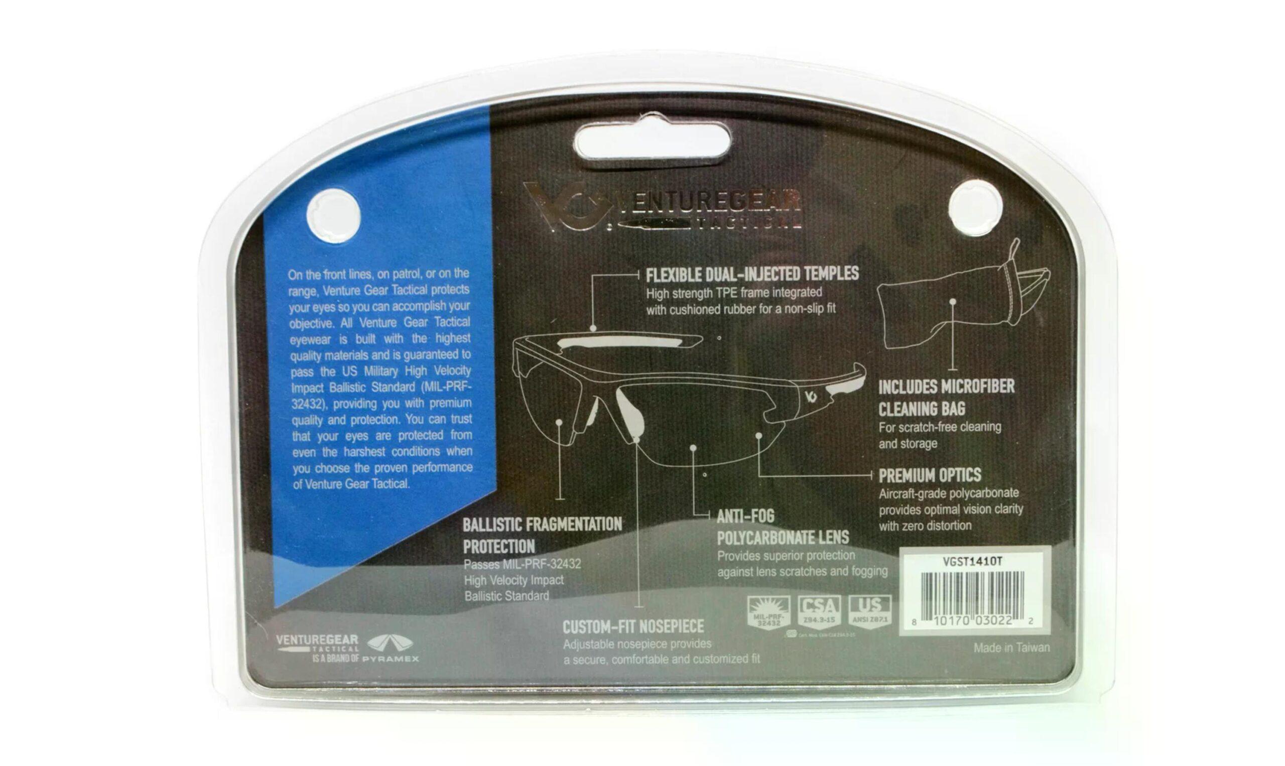 Окуляри безпеки Venture Gear Semtex 2.0 VGST1422T для комфортного носіння без запітніння (611850) - фото 7 Окуляри безпеки Venture Gear Semtex 2.0 VGST1422T для комфортного носіння без запітніння (611850) - фото 7