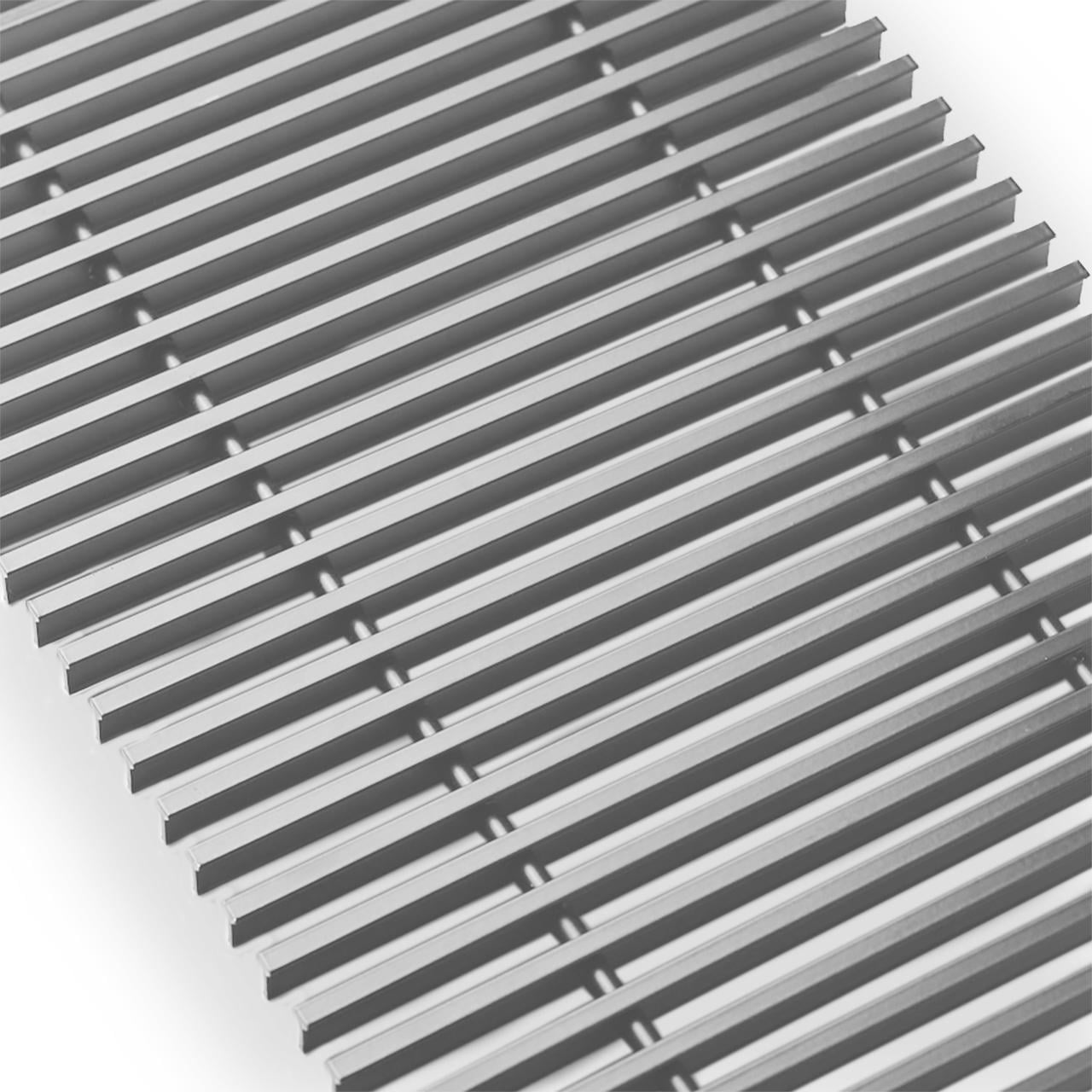 Решетка для внутрипольного конвектора Fancoil 230x1250 мм алюминиевая