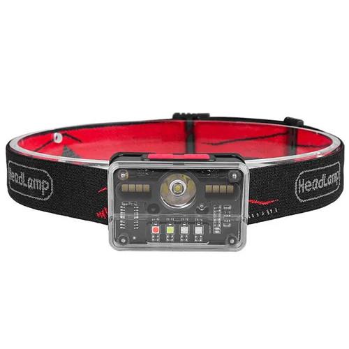 Фонарь налобный Motion Sensor Li-Ion M-006-XPG+8SMD+4SMD ЗУ Type-C Box (2245500293)