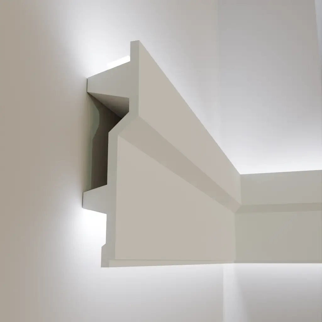 Молдинг полиуретановый Tesori KF 707 для LED освещения 179x45x2000 мм (25344158)