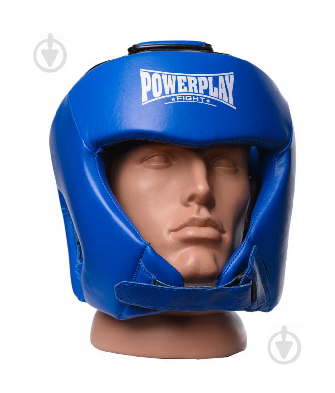 Боксерський шолом турнірний PowerPlay 3049 S Синій (PP_3049_S_Blue)