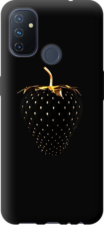 Чохол на OnePlus Nord N100 Чорна полуниця (3585b-2130-42517)