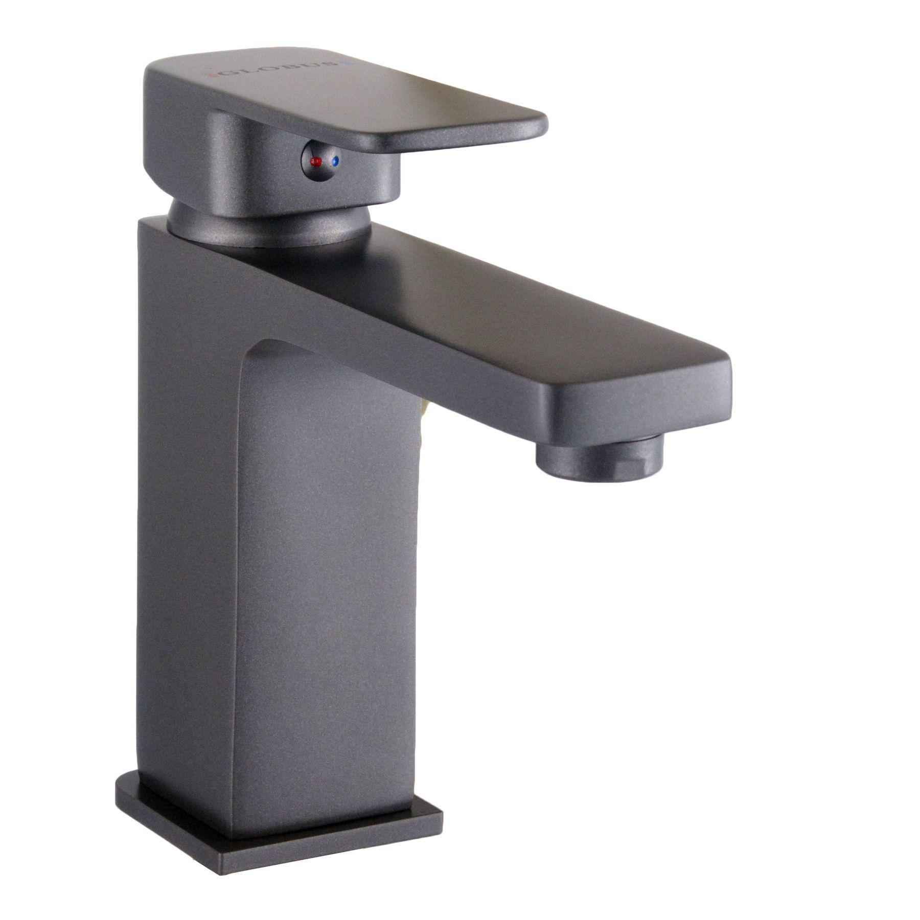 Смеситель для умывальника Globus Lux Milano GLM-401-11-Graphite (0204)