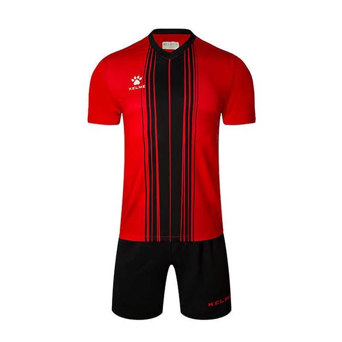 Комплект футбольной формы Kelme Barcelona к/р 2XL Красный/Черный