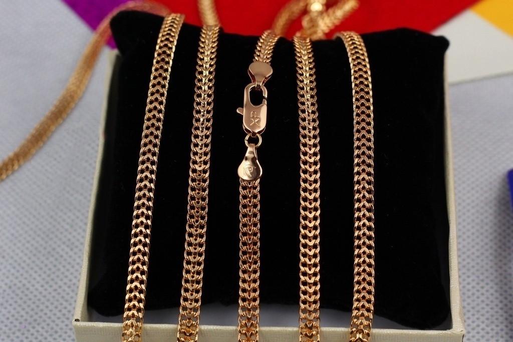 Цепь Xuping Jewelry питон 40 см 4,5 мм Золотистый (2513791157)