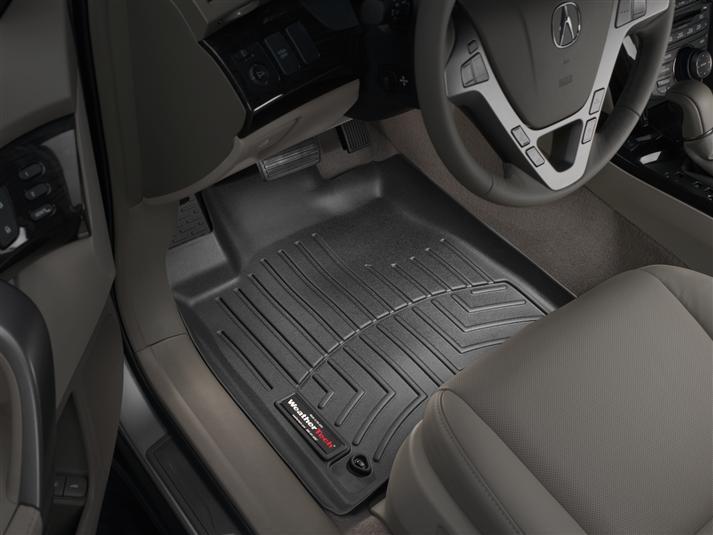 Килимки автомобільні передні лайнери WeatherTech 441141 Acura MDX 2007-2013 Чорний (238319245)