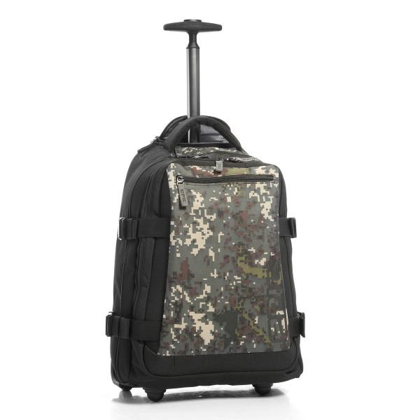 Сумка-рюкзак на колесах Epic Explorer Small 34 Black/Camo