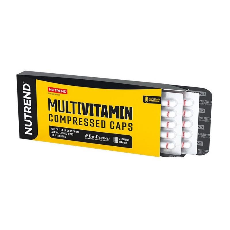 Мультивитамины с молозивом NUTREND Multivitamin Compressed Caps 60 капс.