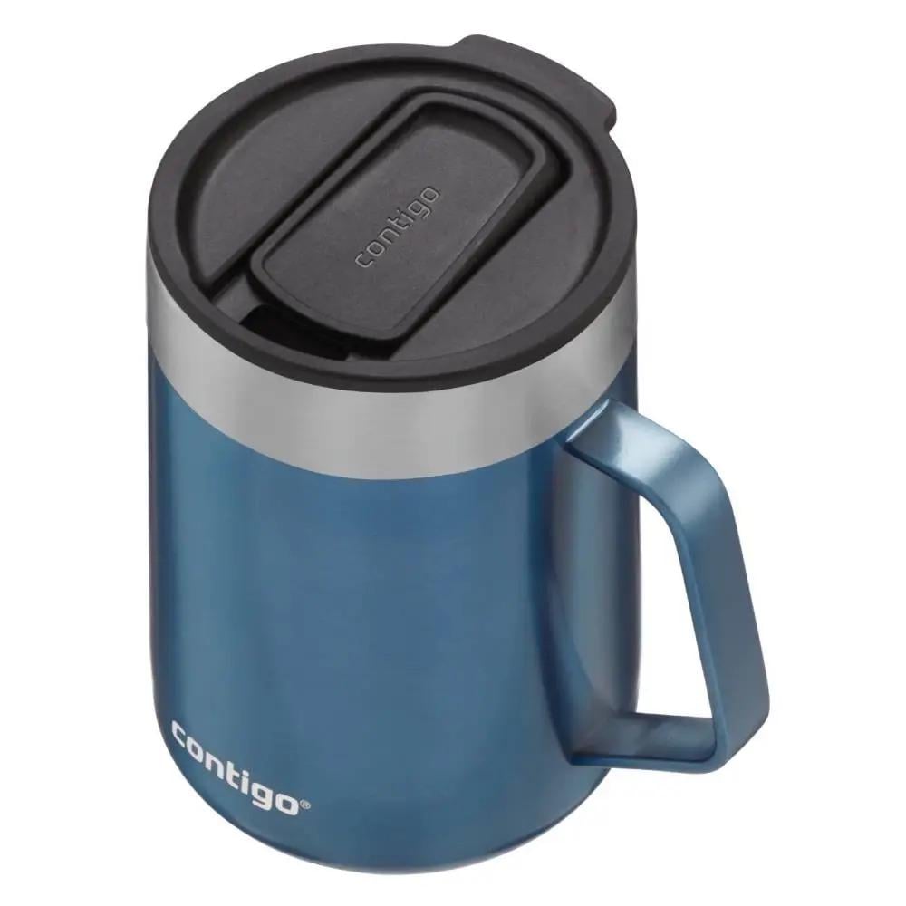 Термокружка Contigo Streeterville with Handle 420 мл Blue Corn (2174675) - фото 2 Термокружка Contigo Streeterville with Handle 420 мл Blue Corn (2174675) - фото 2