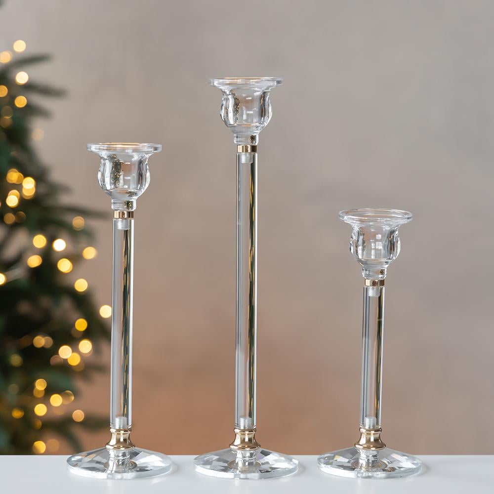 Набір підсвічників Світло прозорості 29,5 см 3 шт. (29919140)