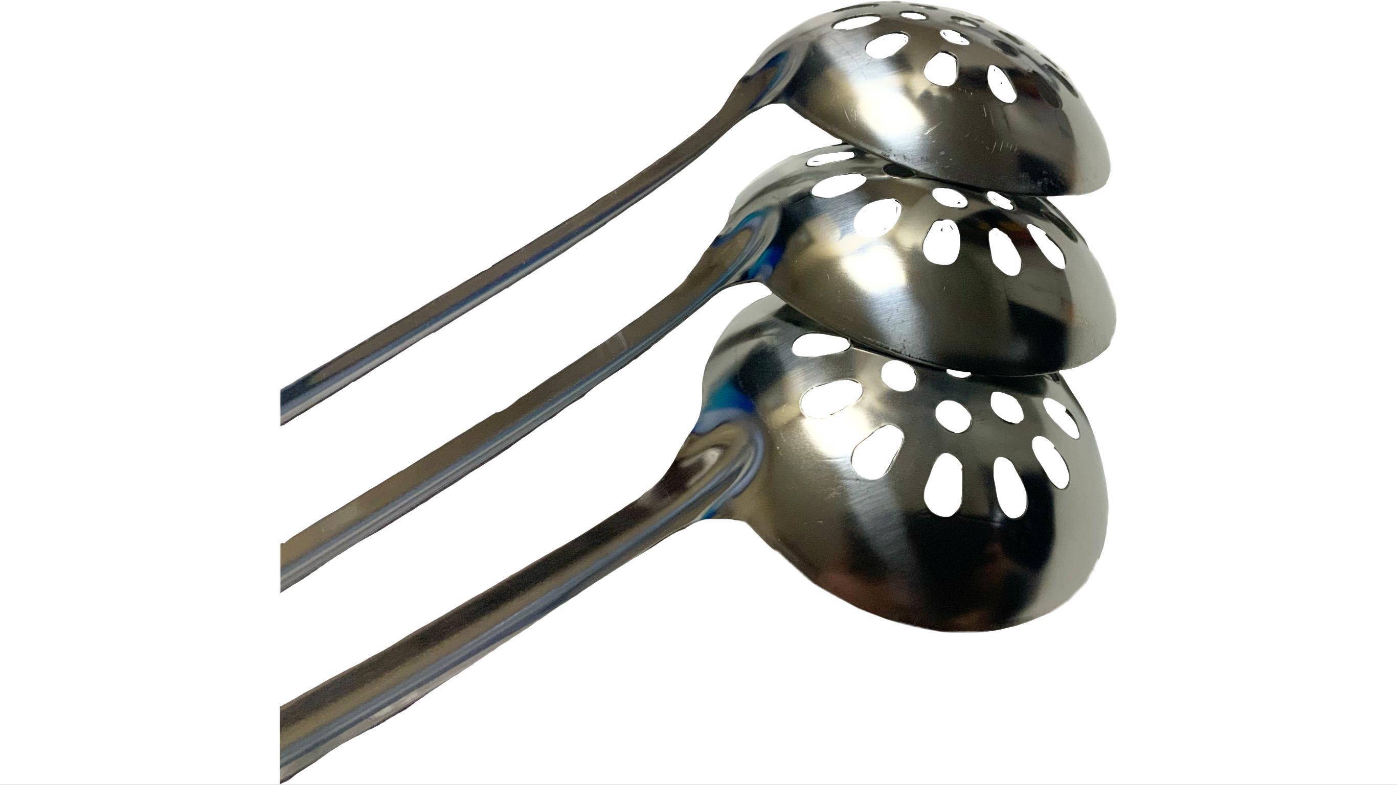 Половник-шумівка метал ø 7 см 27х2 см - фото 2 Половник-шумівка метал ø 7 см 27х2 см - фото 2