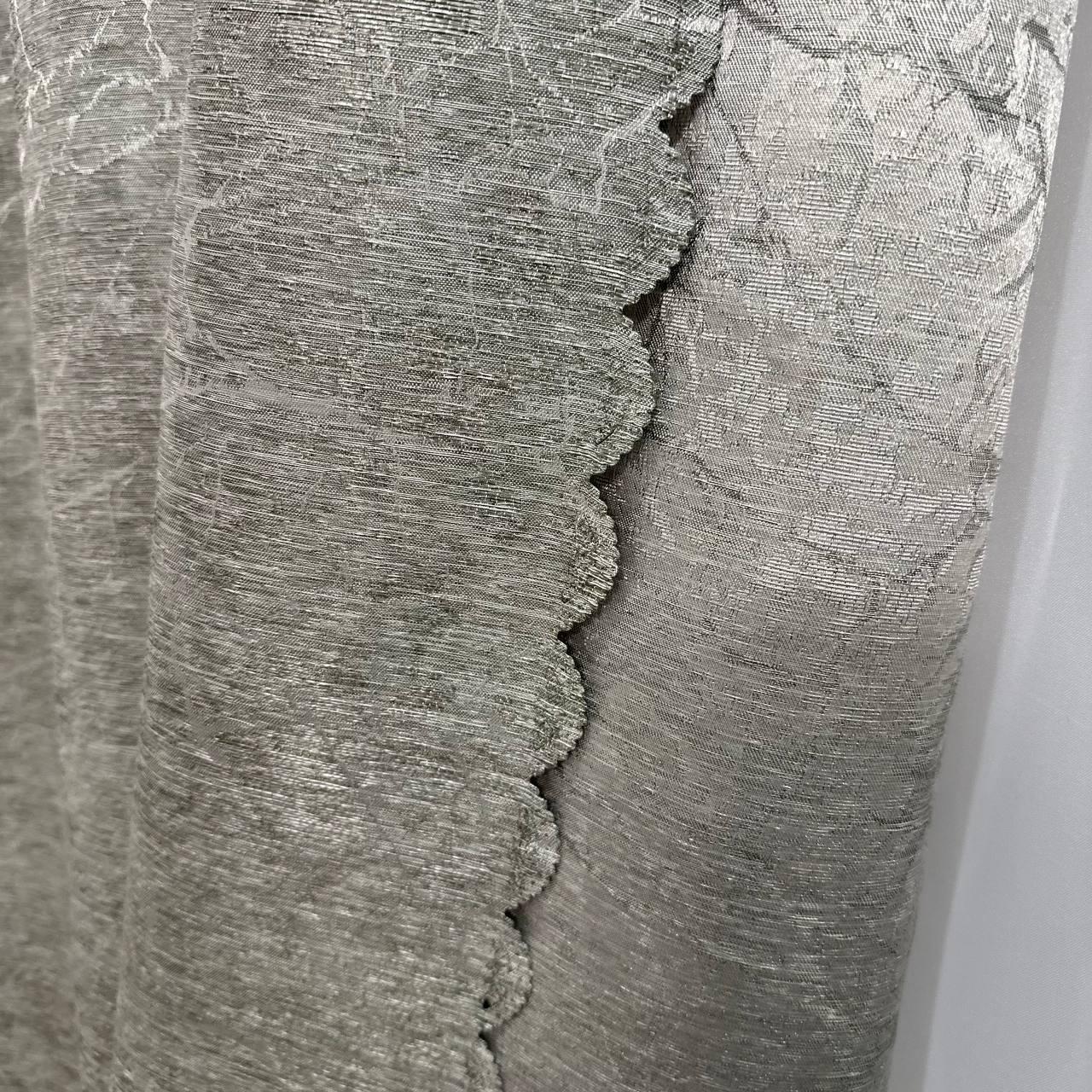 Штори Лорен жаккардові 1,5х2,7 м 2 шт. Сірий - фото 8 Штори Лорен жаккардові 1,5х2,7 м 2 шт. Сірий - фото 8