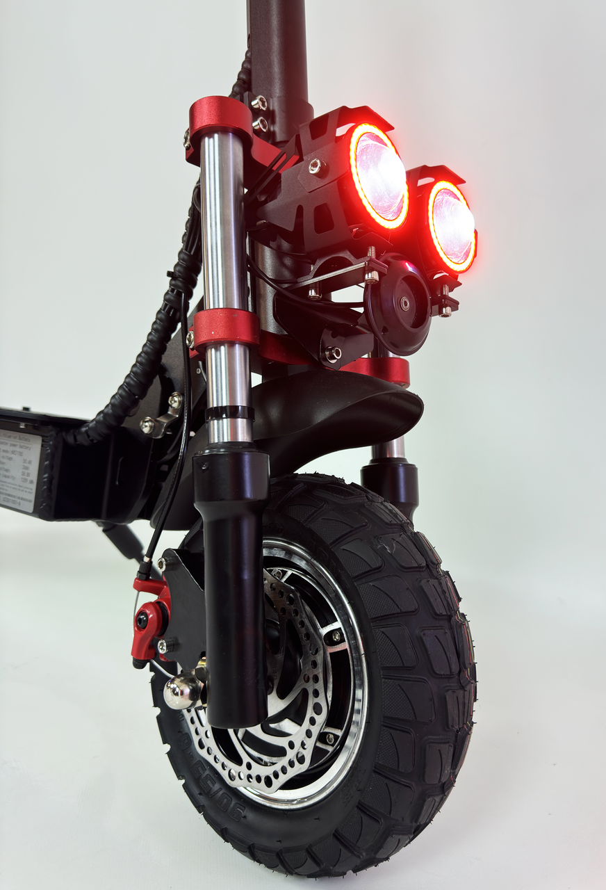 Електросамокат двомоторний TESLA 40000-4000W 52v 24000Ah - фото 8