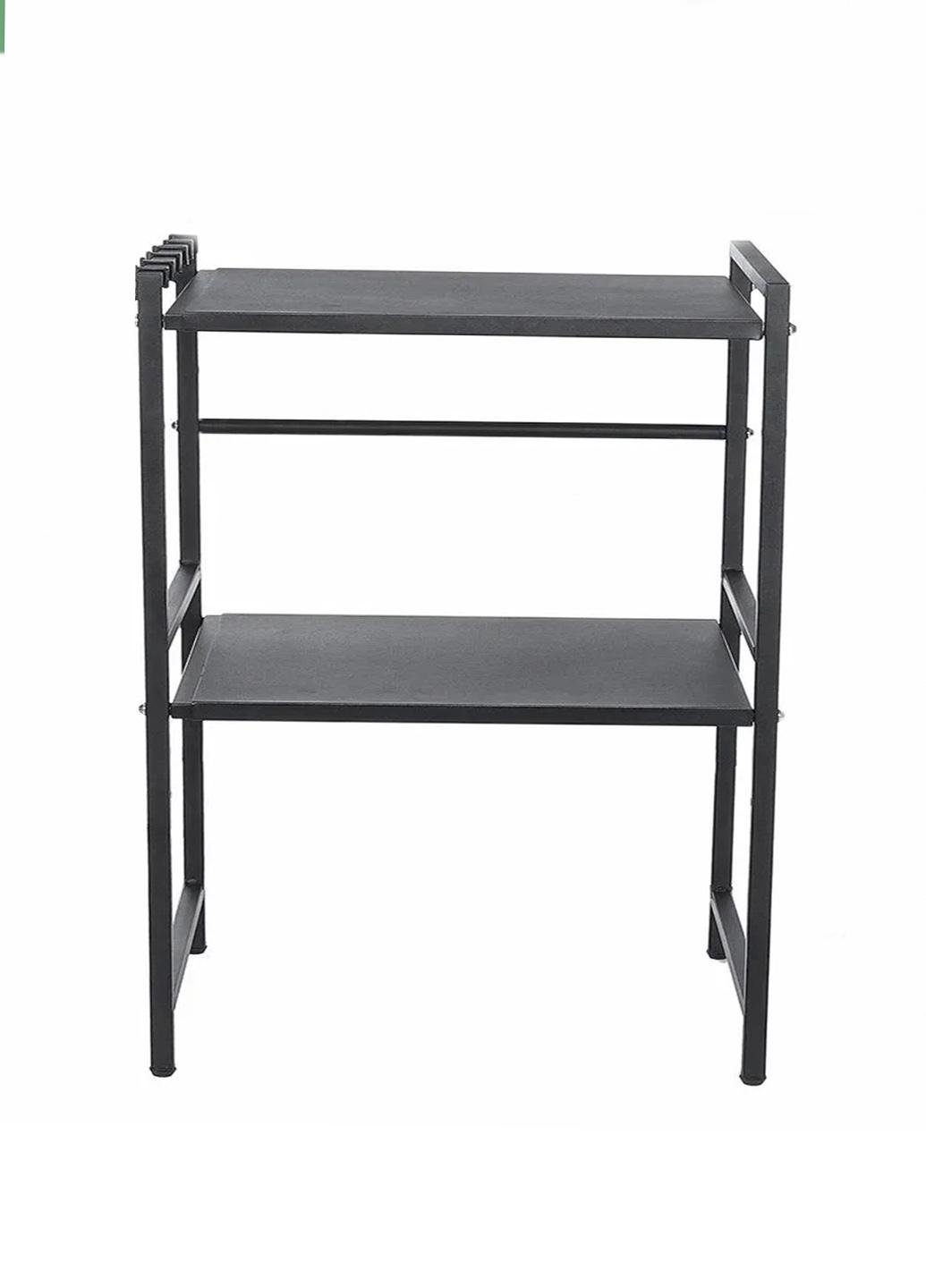 Стелаж для мікрохвильовки Imagic LY-275 2-ярусний металевий Чорний (54124111)