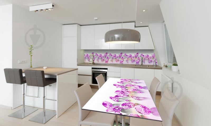 Наклейка вінілова на стіл Zatarga «Рожеві Алмази» 600х1200 мм Z180880st Наклейка вінілова на стіл Zatarga «Рожеві Алмази» 600х1200 мм Z180880st